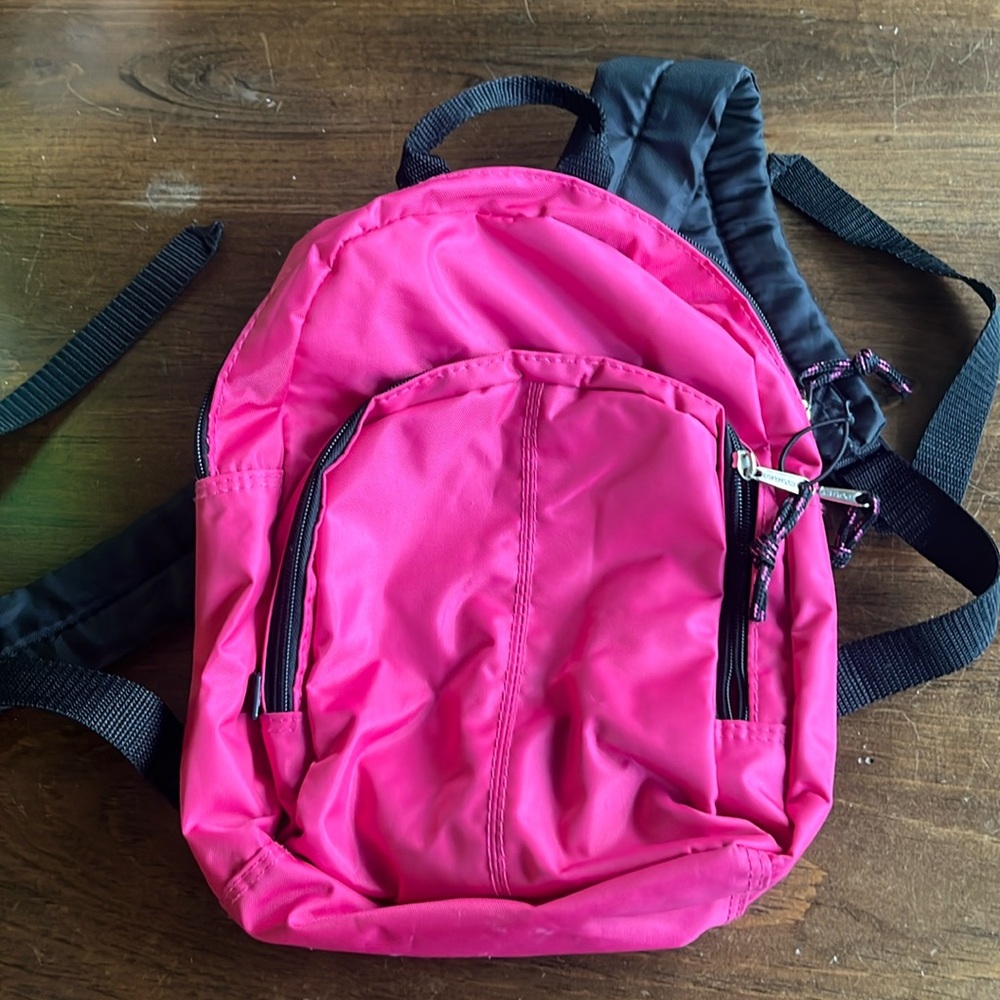 Small pink backpack.  Used and washed.  Listing # 147